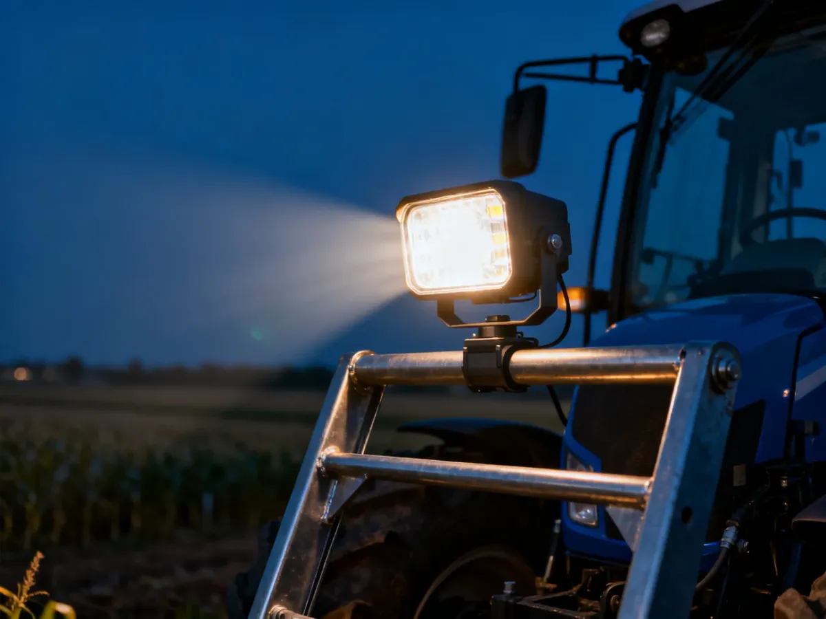 Oświetlenie LED do ciągnika – jakie wybrać i jak zamontować?