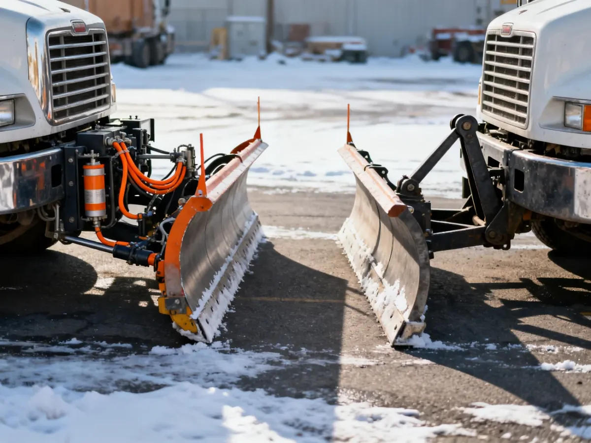 Pług odśnieżny hydrauliczny czy mechaniczny – który wybrać?
