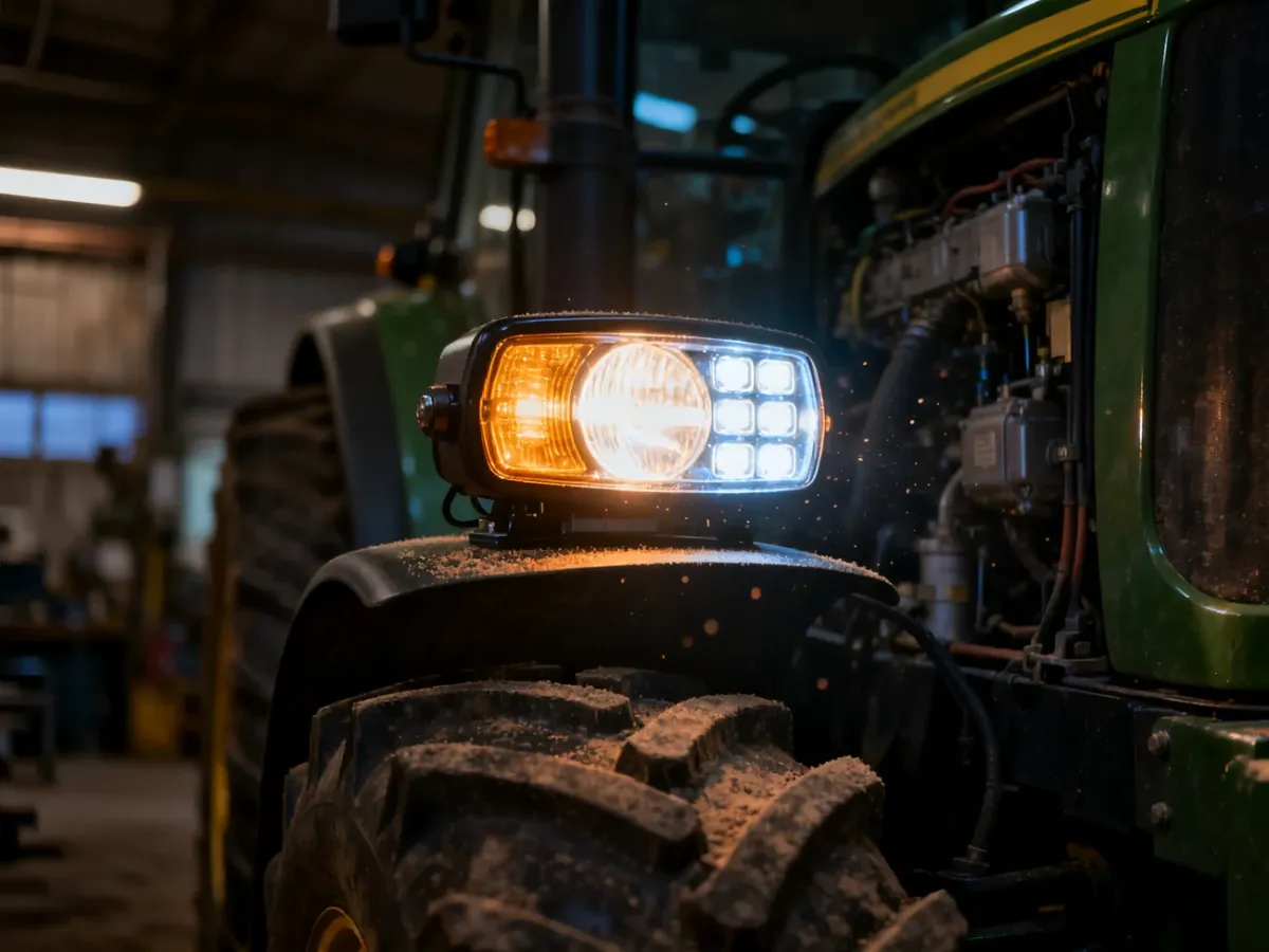 Lampy halogenowe czy LED do ciągnika – co wybrać?