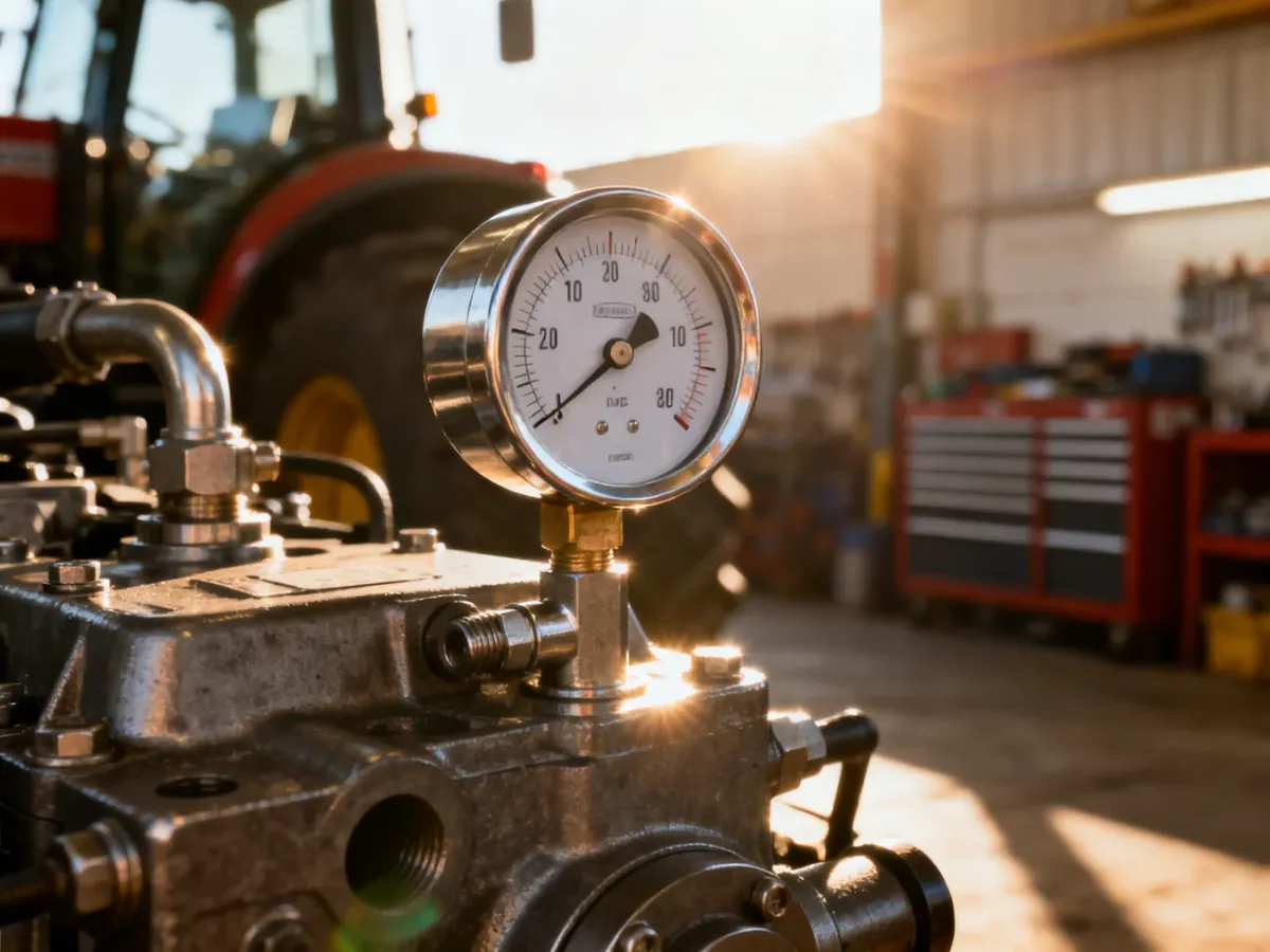 Jak sprawdzić ciśnienie hydrauliki w ciągniku?
