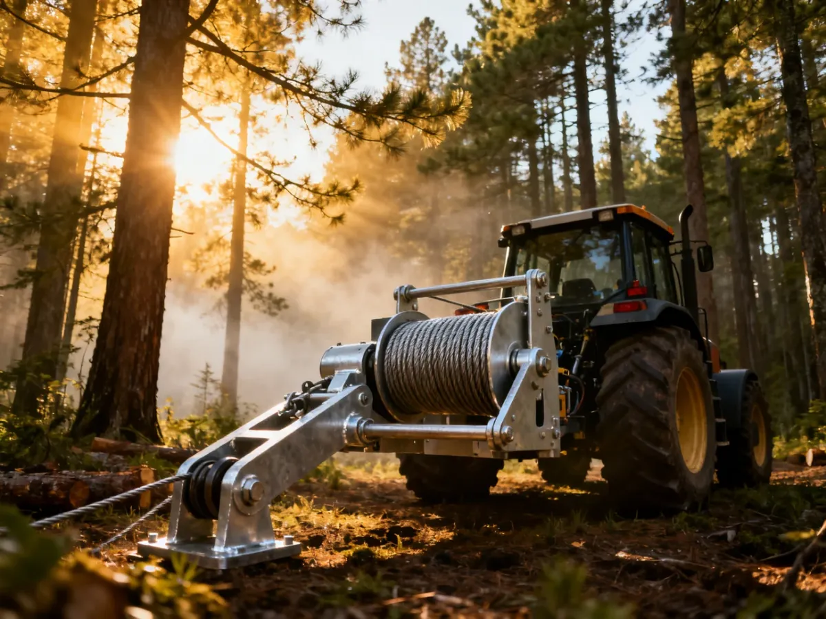 Wciągarka leśna do ciągnika – jak wybrać najlepszy model?