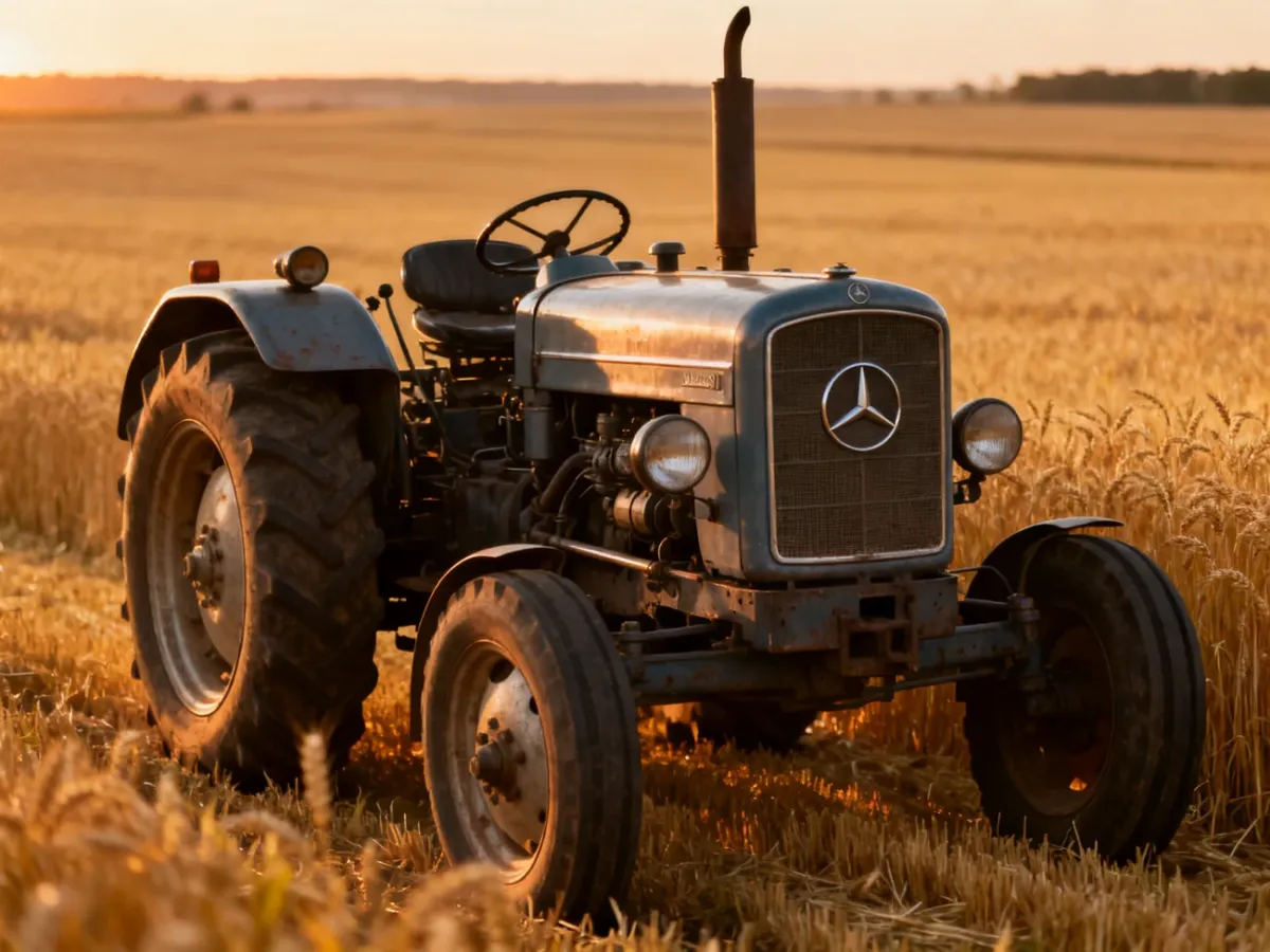 Ciągnik rolniczy Mercedes – historia, modele, dane techniczne
