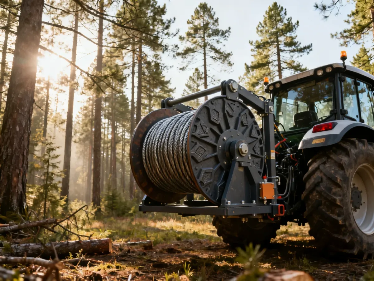 Wciągarka linowa do ciągnika – rodzaje, zastosowanie, wybór