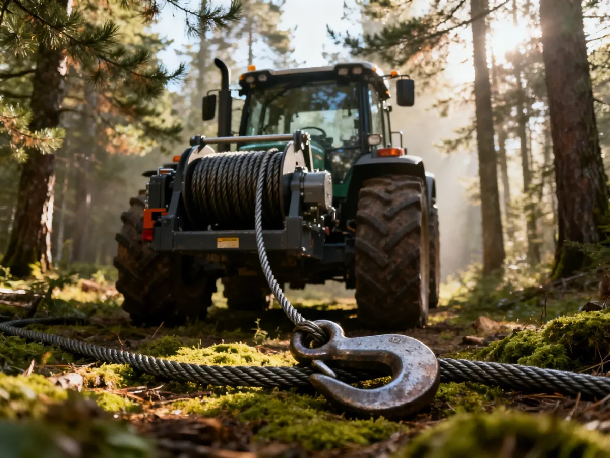 Jak dobrać wciągarkę do prac leśnych? Poradnik dla każdego